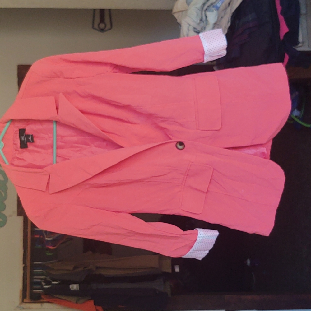 I.N. San Francisco, sz sm, pink jacket